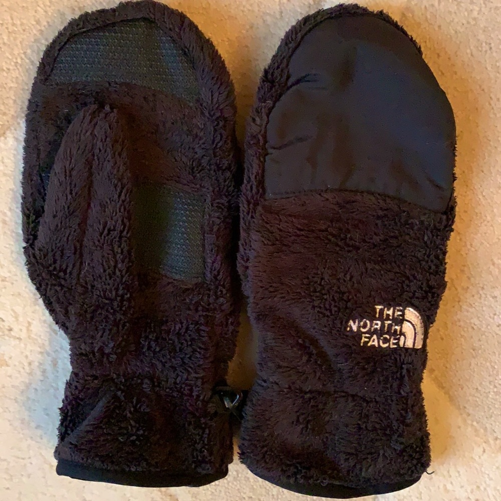 NORTH FACE FLEECE MITTENS SZ.WOMENS SMALL